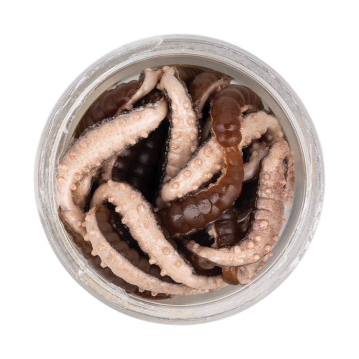 Naluca Berkley PowerBait Power Honey Worm, Grey Pearl, 2.5cm, 55bucborcan 2