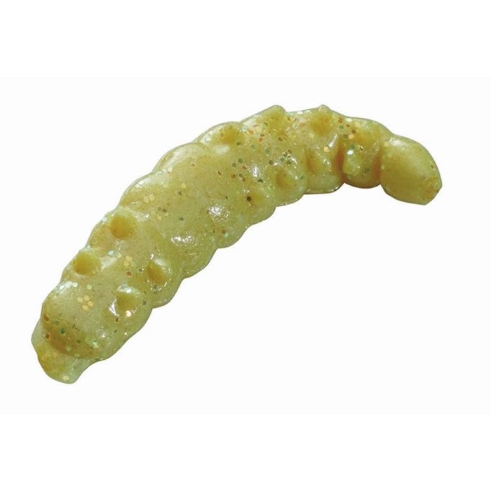 Berkley PowerBait Power Honey Worm Lure, Yellow With Scales, 2.5cm, 55 pcs/jar 2