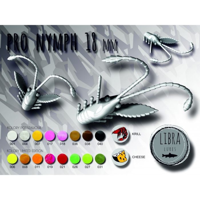 Naluca Libra Lures Pro Nymph Cheese, Culoare 027, 1.8cm, 15buc/borcan 5