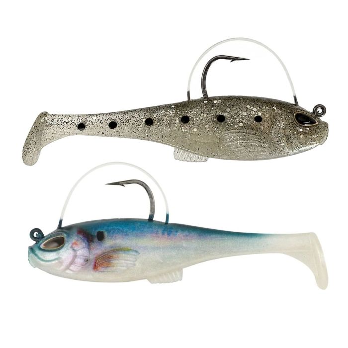 Berkley PowerBait Agent E Shad, HD Shad + Salt 'n Pepper, 8cm, 18g, 2 pcs/blister