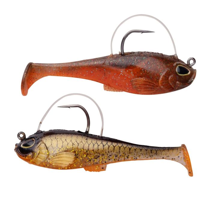 Berkley PowerBait Agent E Shad, Bloody Mary + Golden Bream, 8cm, 14g, 2 pcs/blister