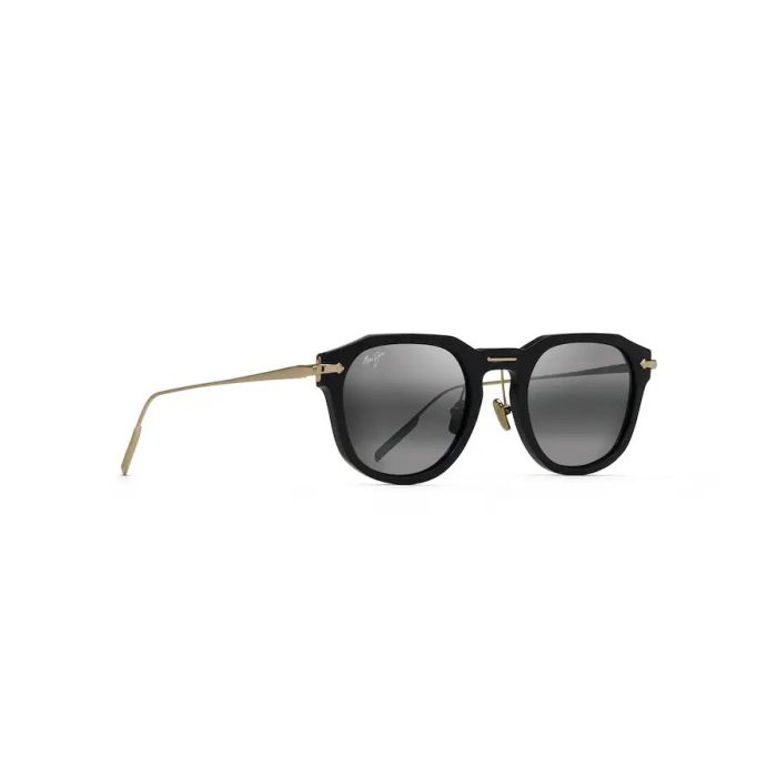 Polarized Sunglasses Maui Jim Sunglass Alika, Neutral Grey, Black with Gold
