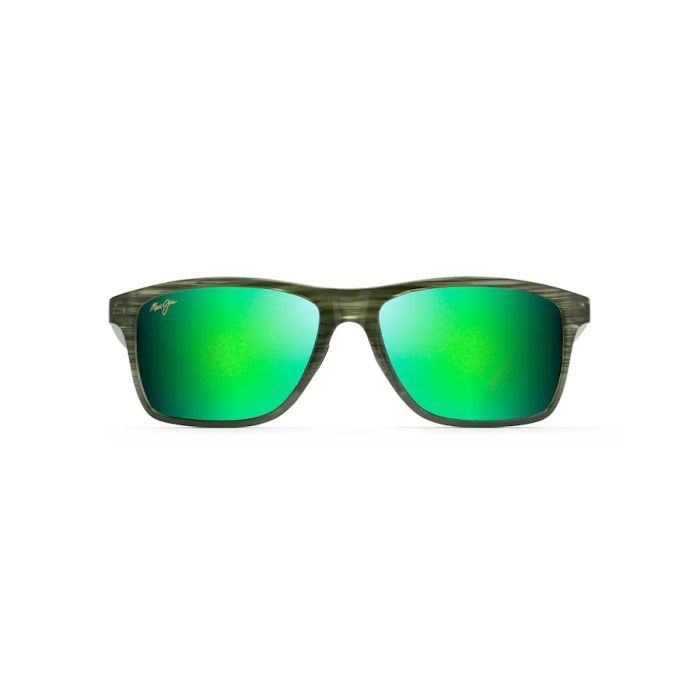 Ochelari de Soare Polarizati Maui Jim Sunglass Onshore, MauiGreen, Olive Stripe Fade 2