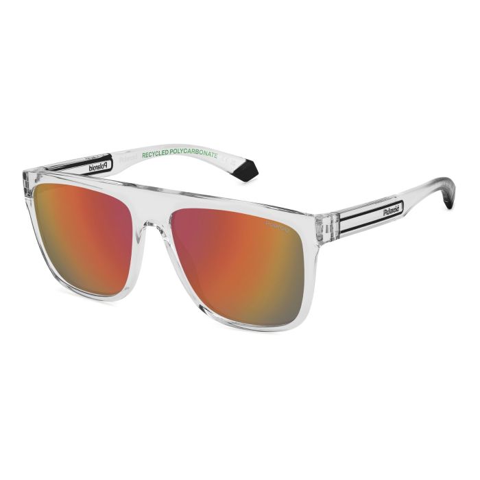 Polaroid Sunglasses PLD 2162/S 900 56 16, Crystal/Red Mirror Polarized Eco