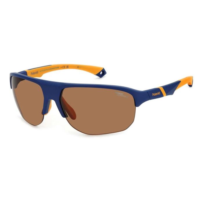 Polaroid Sunglasses PLD 7059/S FLL 70 09, Matte Blue Polarized Eco