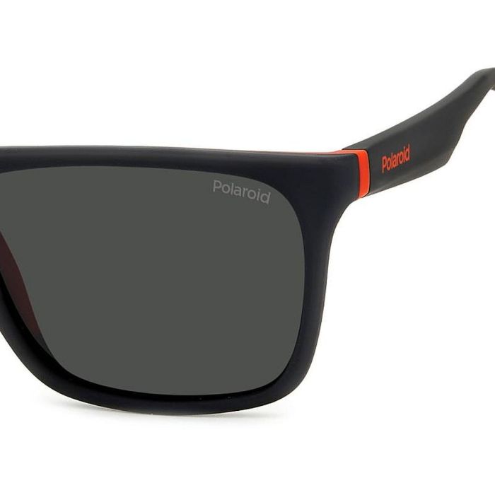 UV400 Polarized Sunglasses Polaroid PLD2141/S BGL 57 M9, Matte Black Red, Model 2025 2