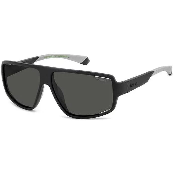 UV400 Polarized Sunglasses Polaroid PLD 7054/S O6W 61 M9, Matte Black Grey Eco, 2025 Model
