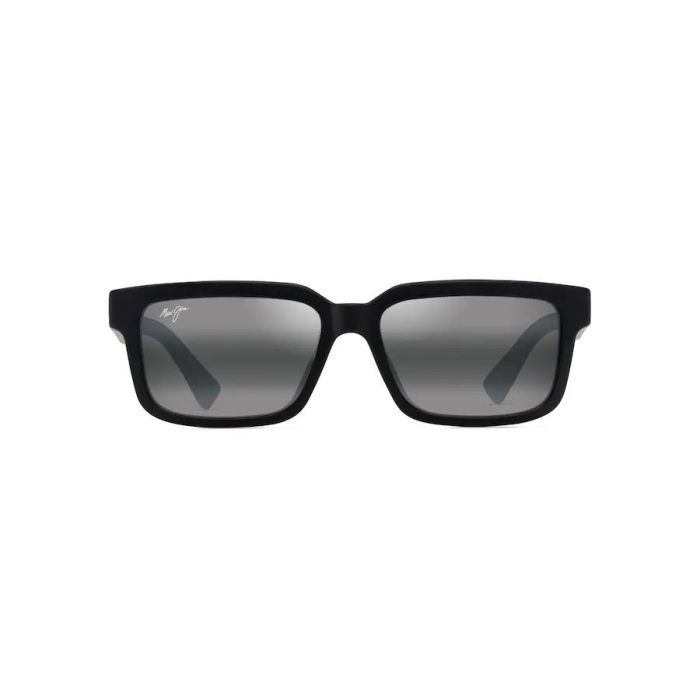 Polarized Sunglasses Maui Jim Hiapo Asian Fit, Neutral Grey, Matte Black 2