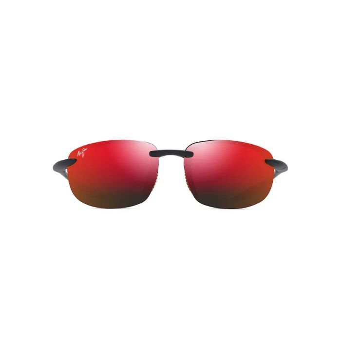Polarized Sunglasses Maui Jim Ho'okipa Ultra, Hawaii Lava, Matte Solid Dark Blue with Orange 2