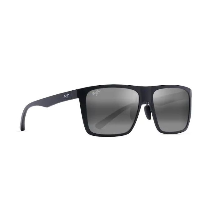 Maui Jim Honokalani Polarized Sunglasses, Neutral Grey, Matte Black