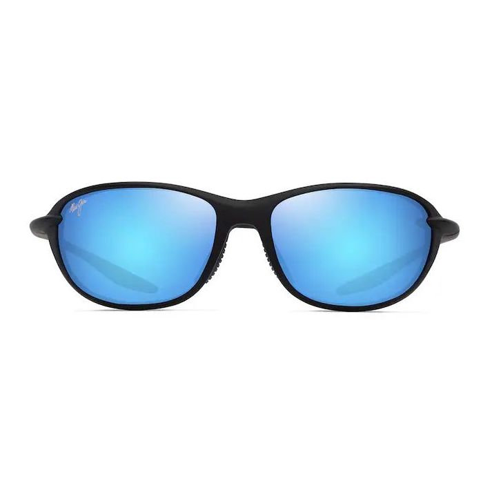 Polarized Sunglasses Maui Jim Hookipa Ultra R, Blue Hawaii, Matte Black 2