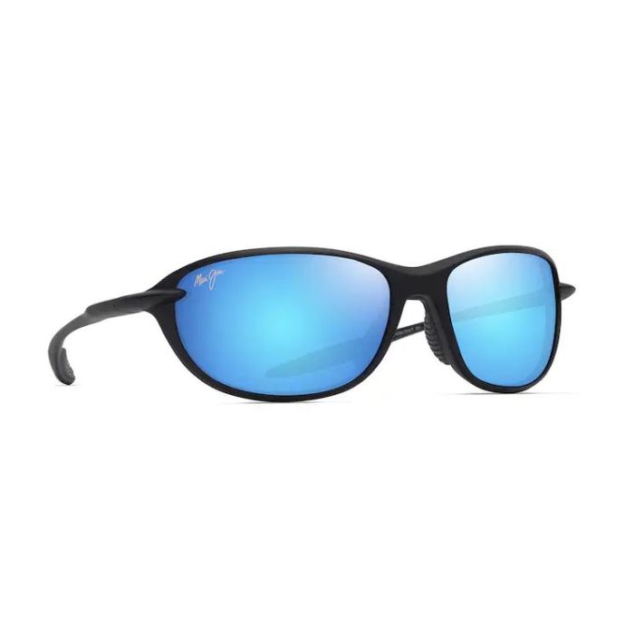 Polarized Sunglasses Maui Jim Hookipa Ultra R, Blue Hawaii, Matte Black