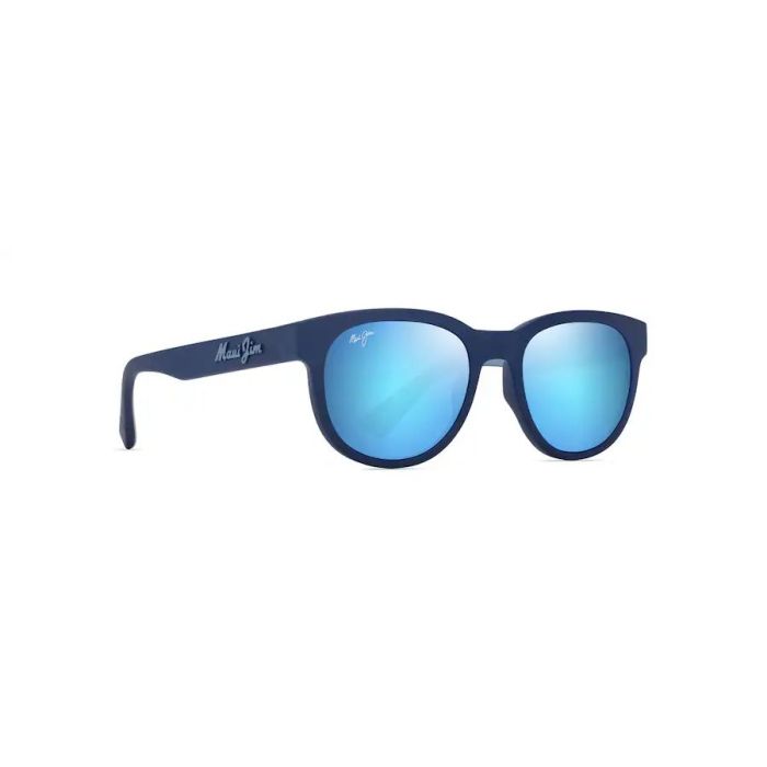 Maui Jim Maoli Polarized Sunglasses, Blue Hawaii, Matte Dark Blue