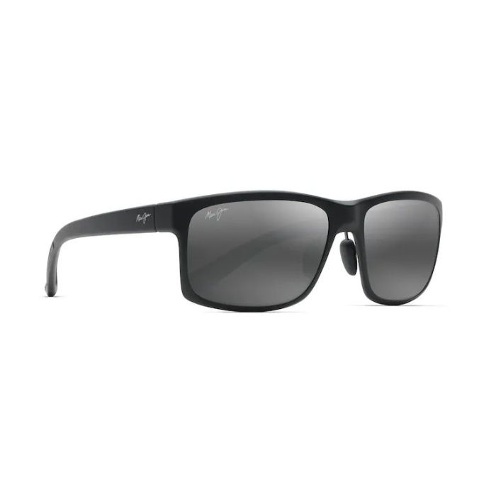 Maui Jim Pokowai Arch Polarized Sunglasses, Neutral Grey, Matte Black