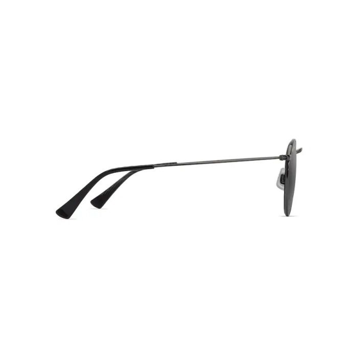 Maui Jim Pukaua Polarized Sunglasses, Neutral Grey, Shiny Dark Ruthenium 3