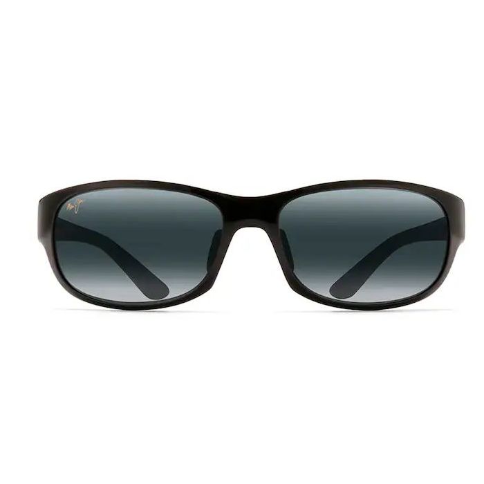 Maui Jim Twin Falls Polarized Sunglasses, Neutral Grey, Gloss Black Fade 2