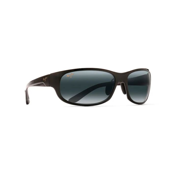 Maui Jim Twin Falls Polarized Sunglasses, Neutral Grey, Gloss Black Fade