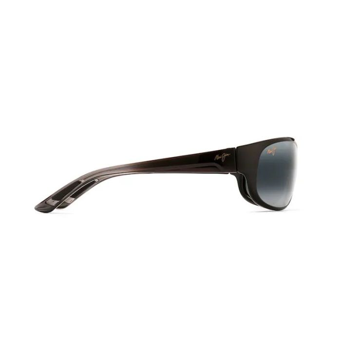 Maui Jim Twin Falls Polarized Sunglasses, Neutral Grey, Gloss Black Fade 3