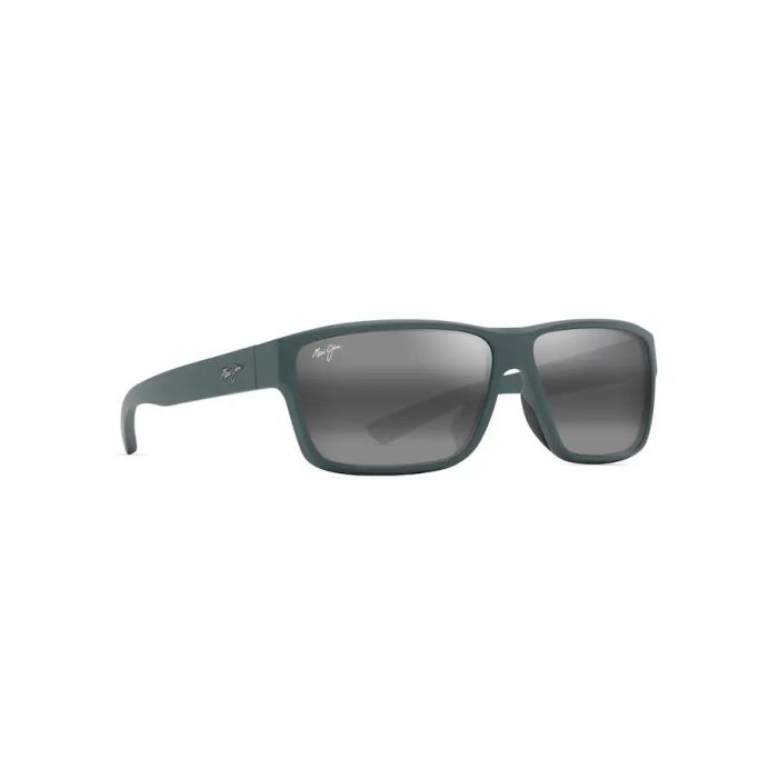 Polarized Sunglasses Maui Jim Uila AF, Neutral Grey, Matte Dark Military Green
