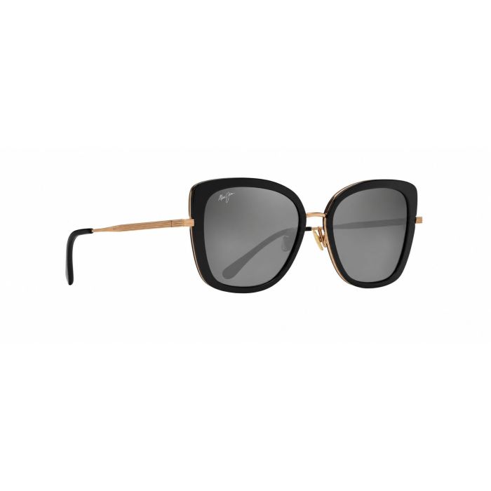Polarized Sunglasses Maui Jim Violet Lake, Neutral Grey, Black with Gold