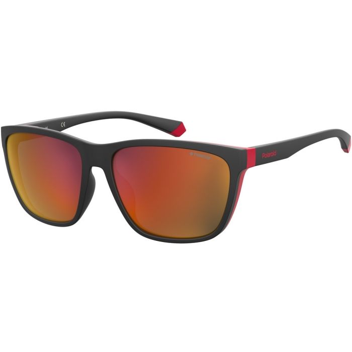 Polaroid Polarized Sunglasses (20) (S) PLD 7034/G/S D51 61 OZ, Black Red