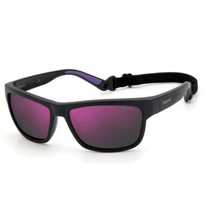 Polarized Sunglasses Polaroid PLD 7031/S 5F3 59 AI 140, Matt Black Violet