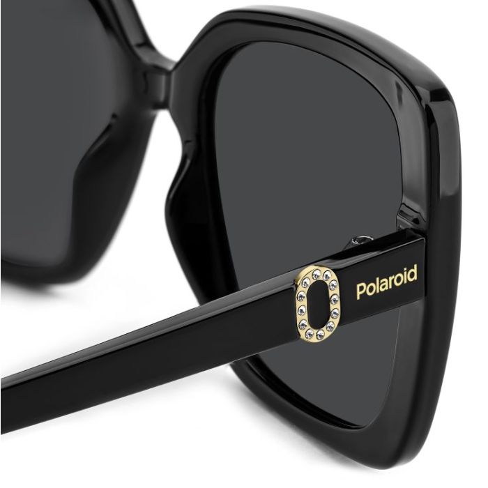 Polaroid PLD 4199/S/X 807/M9 55 Sunglasses, Black/Grey 3
