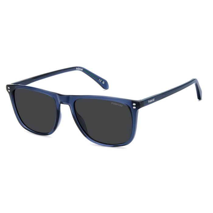 Polaroid PLD 4202/S/X PJP/M9 55 Sunglasses, Blue/Grey