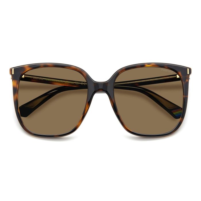 Polaroid PLD 6218/S 086/SP 56 Sunglasses, Havana/Brown 2