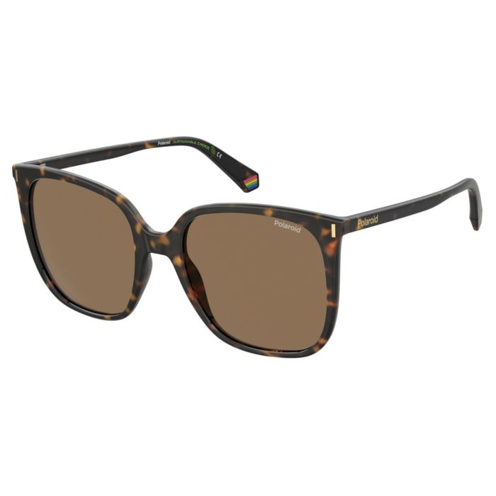 Polaroid PLD 6218/S 086/SP 56 Sunglasses, Havana/Brown