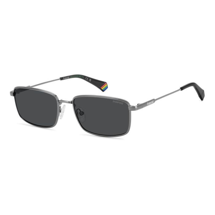 Sunglasses Polaroid PLD 6227/S/X KJ1/M9 56, Dark Ruthenium/Grey