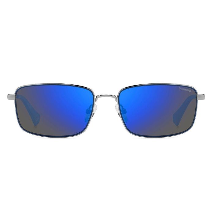 Polaroid PLD 6227/S/X V84/5X 56 Sunglasses, Ruthenium/Blue Mirror 2