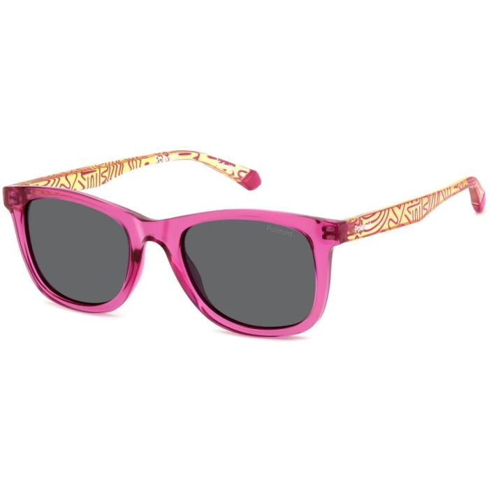 Sunglasses Polaroid PLD 8060/S MU1/M9, Fuchsia, 46mm