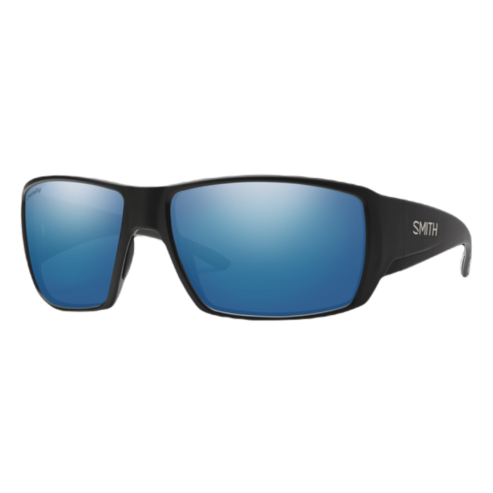 Ochelari Smith Guide's Choice Matte Black, ChromaPop Glass, Polar Blue Mirror