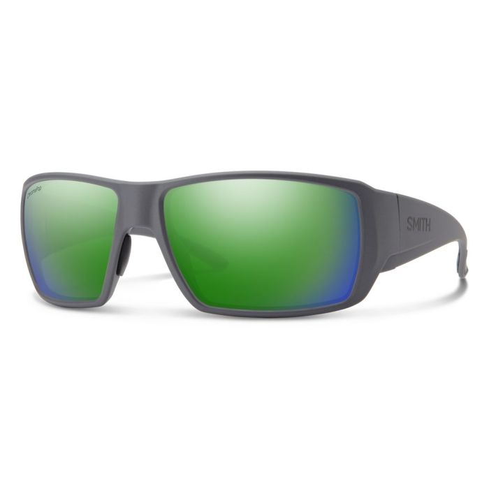 Ochelari Smith Guide's Choice XL Matte Cement, ChromaPop Glass, Polar Green Mirror