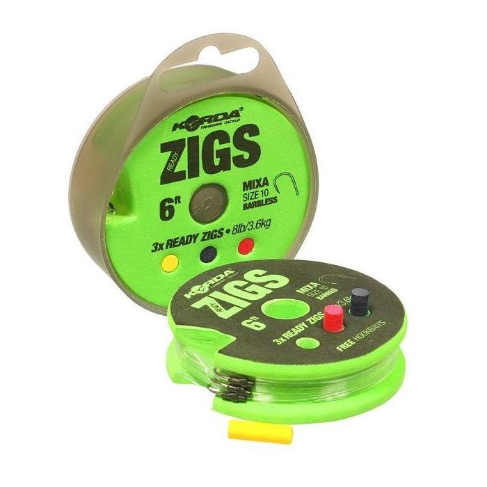 Rig Zig Rig Korda Ready Zigs Barbless, 3bucplic