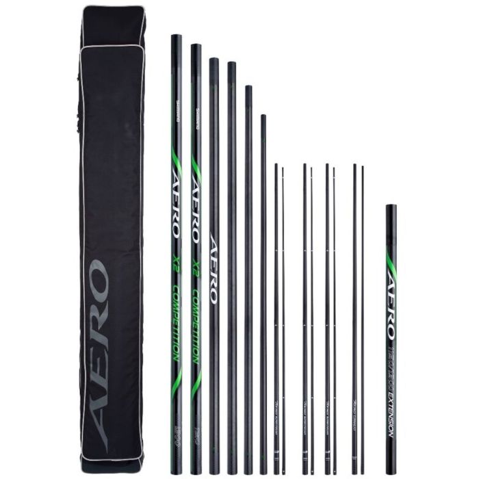 Shimano Aero X2 Competition Pole, 13m, Full Package