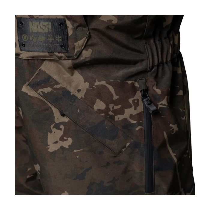Salopeta Impermeabila Nash ZT Helluva Waterproof Bib and Brace, Camo 14