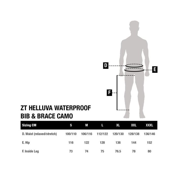 Salopeta Impermeabila Nash ZT Helluva Waterproof Bib and Brace, Camo 20