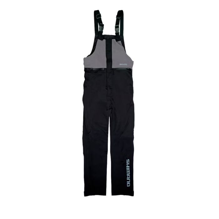 Shimano Wear Bib and Brace Non-Padded Overalls, Black