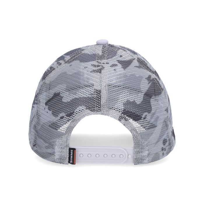 Sapca Simms Trout Icon Trucker Ghost Camo Steel 2