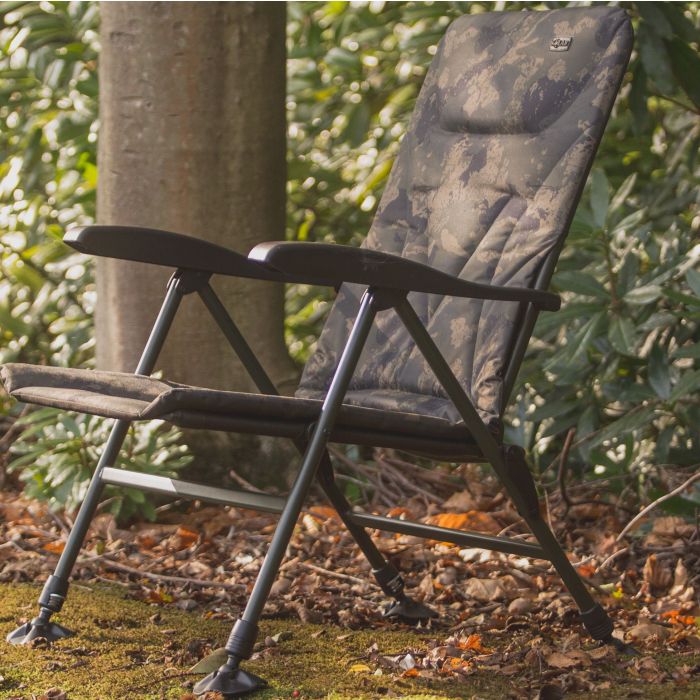 Scaun Solar Undercover Camo Recliner Chair, 52x50x85cm