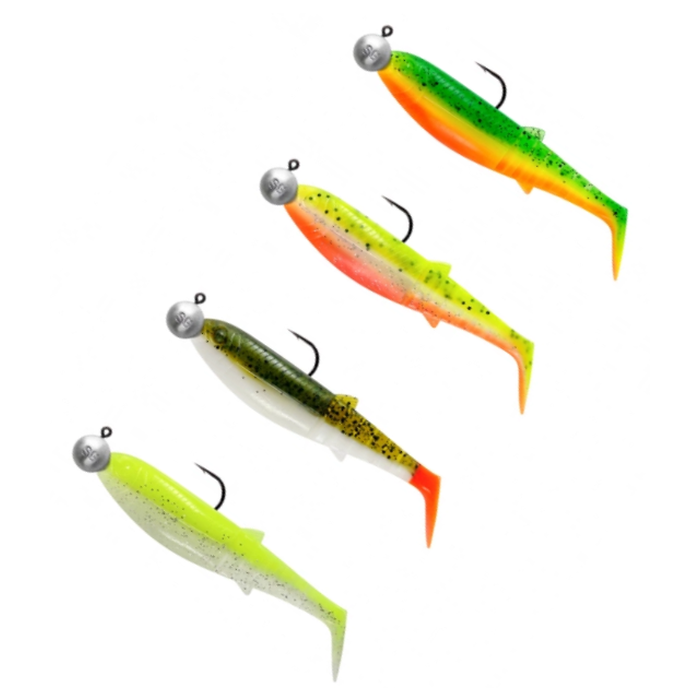 Set of 2 Shad Savage Gear Cannibal, 6.8cm/3g+5g 1/0 Darkwater Mix, 4+4pcs/pack