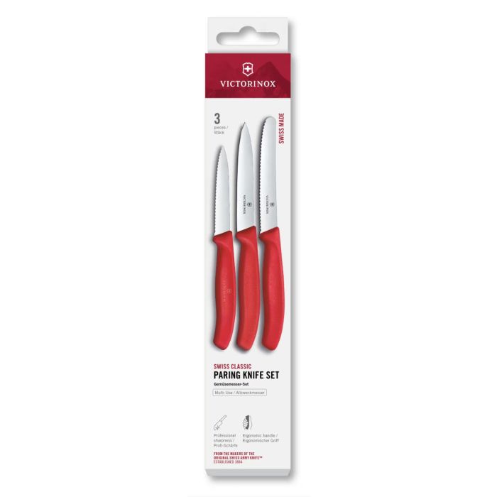 Set of 3 Victorinox Swiss Classic Paring Knives 6.7111.34C1