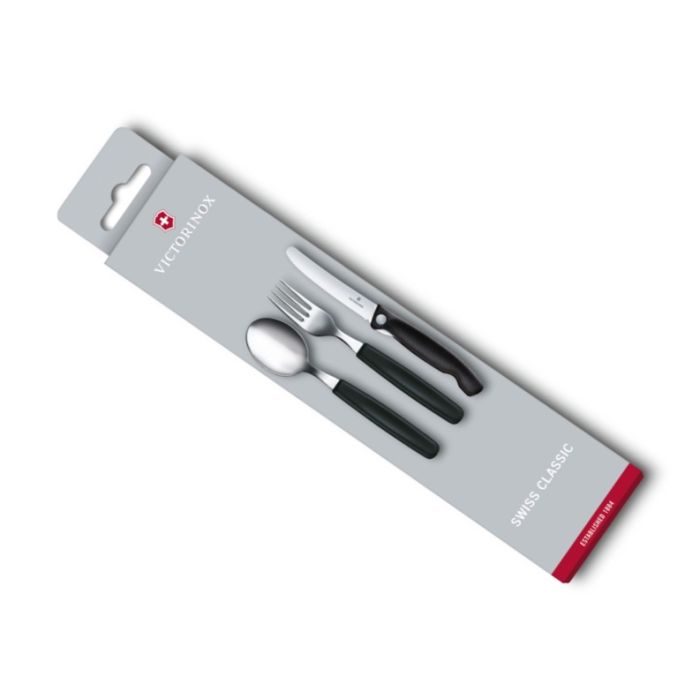 3-piece Victorinox Swiss Table Set, 6.7192.F3, Black