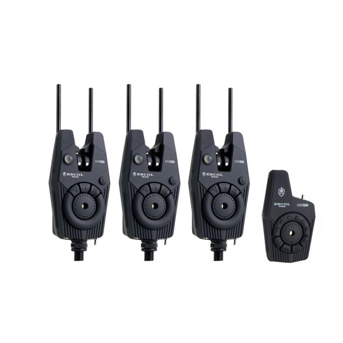 Carp Pro Escol WRS Bite Alarm Set, 3+1