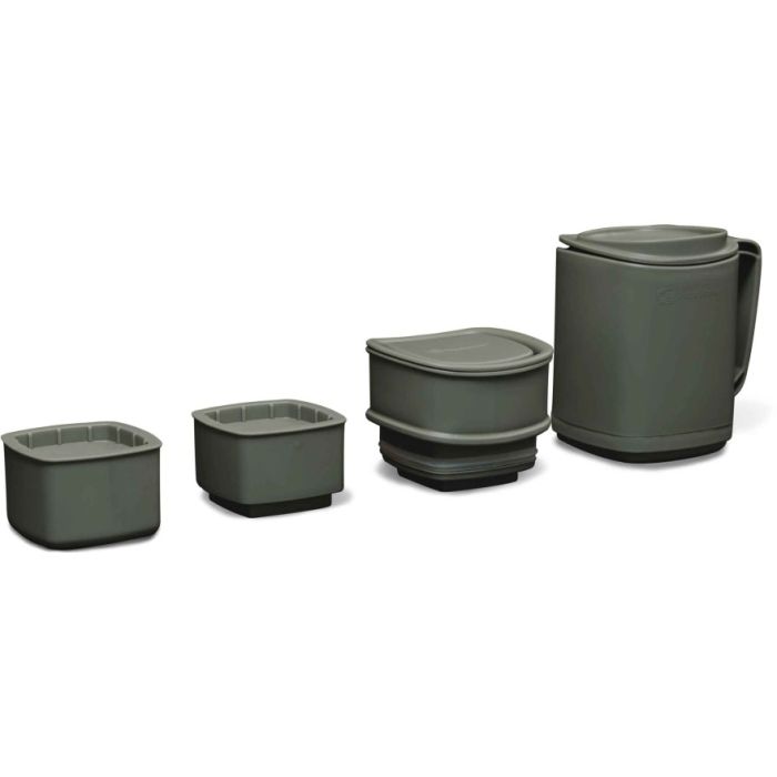 Set CafeaCeai RidgeMonkey Thermo Mug DLX Brew Set, Gunmetal Green, 400ml 2