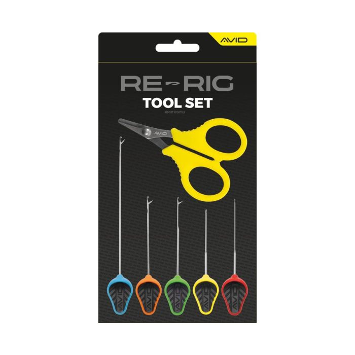 Set Crosete si Foarfeca Avid Carp Re-Rig Tool Set 2