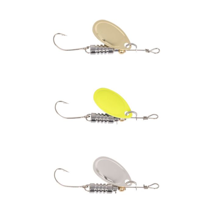 Set Rotating Spoons Zebco Spinner Set Barbed Single, 3buc