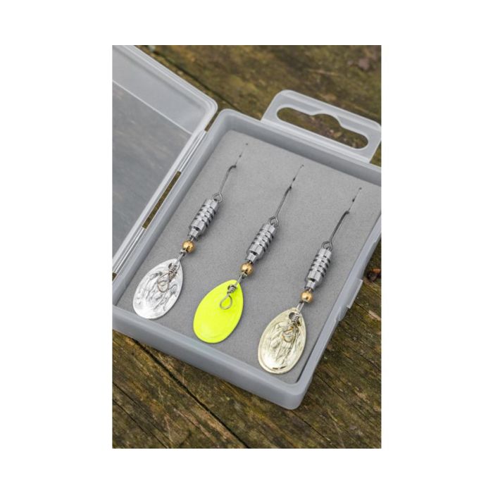 Set Rotating Spoons Zebco Spinner Set Barbed Single, 3buc 2